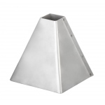 Форма пасхальная «Пирамида» 100х100х110 мм, нержавеющая сталь