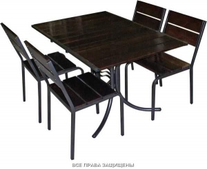 Комплект мебели для летних кафе и дачи М135-011 и М17-021