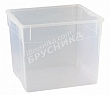 ЯЩИК 34л 400х335х315мм с крышкой прозрачный, ПП [4607016817880,431281501]